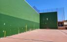 Imagen del frontón del complejo deportivo municipal Ribotas de Tudela
