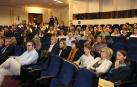 Asistentes al curso organizado por la Asociación de Radiólogos en el Colegio de Médicos de Navarra.