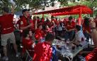 Ambiente previo al partido entre Osasuna y Girona
