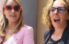 Alba Carrillo y Rocío Carrasco, a su llegada a Pamplona
