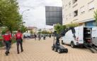 Un robot de los Tedax, junto a los Juzgados de Tudela