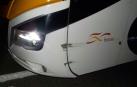 Estado del autobús que cubría el trayecto entre San Sebastián y Barcelona