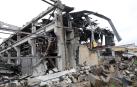 Un edificio destruido a causa de un ataque del Ejército de Rusia contra la ciudad ucraniana de Kramatorsk, en la provincia de Donetsk