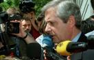 El juez Javier Gómez de Liaño, a su salida del Tribunal Supremo
