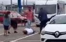Captura del vídeo de la brutal paliza en Laredo