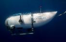 Fotografía facilitada porOceanGate Expeditions que muestra el exterior del submarino turístico, con una capacidad para cinco personas