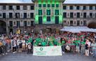 Imagen de los presentes en la concentración que tuvo lugar en la plaza de los Fueros de Tudela