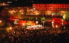 Fiesta nocturna para celebrar la incorporación de Mendillorri a Pamplona.