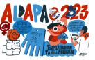 Pancarta de la peña Aldapa