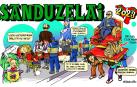 Pancarta de la peña Sanduzelai