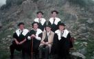 Los alcaldes de Isaba, Garde, Urzainqui y Uztárroz, junto a Bernardo Estornés Lasa