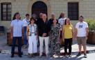 LA CORPORACIÓN. Desde la izquierda, en primera fila: Jokin Arruti, Sonia Madurga, Ángel Martín Unzué (alcalde), Ana Cosín, Maitane Ducay y Adolfo Mirón. Detrás: Elisa Ayape, Alicia Zunzarren, Joaquín Bizkai, Ángel Mari Zunzarren y Joseba Alcalde