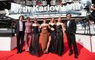 Helena Ezquerro, Itziar Manero, Bárbara Lennie, Irene Escolar e Itsaso Arana, este domingo 2 de julio, en Karlovy Vary