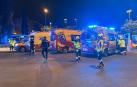 Efectivos de bomberos y Samur de Madrid en un incendio anterior