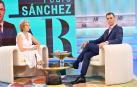 Pedro Sánchez en una entrevista en 'El programa de Ana Rosa' de Telecinco