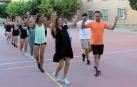 Instante de uno de los ensayos de los bailes festivos