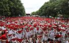 Fotos del Chupinazo de San Fermín 2023 en el parque de Antoniutti