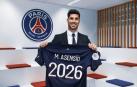 Marco Asensio, con la camiseta del París Saint-Germain