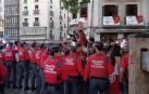La Policía Foral desaloja el recorrido del encierro
