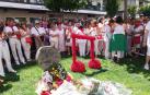 Cientos de personas han participado en el homenaje a Germán Rodríguez