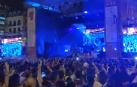 Los conciertos sanfermineros en la plaza del Castillo tuvieron este 9 julio como protagonista a Dani Fernández