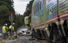 Lugar del accidente en Recimil (Lugo)