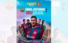 Cartel del Gamper anunciado por el F.C. Barcelona en las redes sociales
