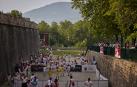 Imagen del parque de la Media Luna, donde se ubica la zona Sport Kids en San Fermín