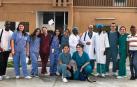 El equipo de la Universidad de Navarra con personal del Hospital de Monkole