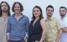 Integrantes de Son de Rosas, grupo que actuará en Corella y rendirá tributo a La Oreja de Van Gogh