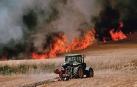 El incendio que se declaró en Sarasa