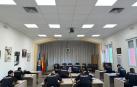 Los futuros policías nacionales, durante sus prácticas