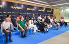El director de cine Javier Fesser ofrece una rueda de prensa junto al reparto por el estreno de la secuela de 'Campeonex'