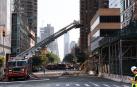 Seis heridos en un aparatoso accidente al derrumbarse una grúa en el centro de Nueva York