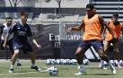 Arda Güler, en un entrenamiento con el Real Madrid en Los Ángeles