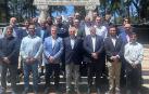 Los asistentes a la asamblea de la Federación Internacional
