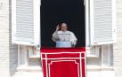 El Papa Francisco, este domingo 30 de julio en la celebración del rezo del Ángelus en la Plaza de San Pedro
