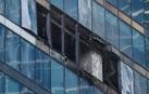 Un dron impacta contra un edificio comercial en Moscú