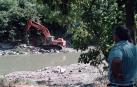 Inicio de las obras del parque fluvial del Arga en la zona de San Jorge