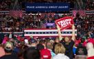 Donald Trump, en un multitudinario mitin