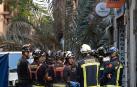 Bomberos, en el lugar del suceso