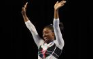 Simone Biles, la gimnasta más ganadora de la historia de Estados Unidos, regresa a la competición con victoria