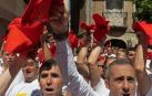 Fotos de la Pañuelada masculina de las fiestas de Estella./Montxo A.G.