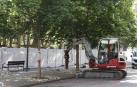Vídeo del comienzo de las obras del parking de la calle Sangüesa