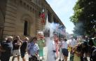 La calle de la capital navarra celebra este jueves el Día de San Lorenzo