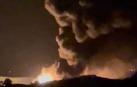 Incendio en el vertedero de El Culebrete de Tudela