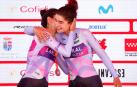 Idoia Eraso (dcha.), junto a su compañera Eneritz Vadillo, participará en la primera edición del Tour del Porvenir