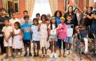 Niños y niñas saharauis que pasan el verano en Navarra en familias de acogida