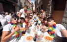 Tradicional pochada en las fiestas de Lerín con 2.100 raciones servidas a los comensales este viernes 18 de agosto
