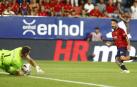 Rubén García falla una clarísima ocasión ante la portería del Athletic